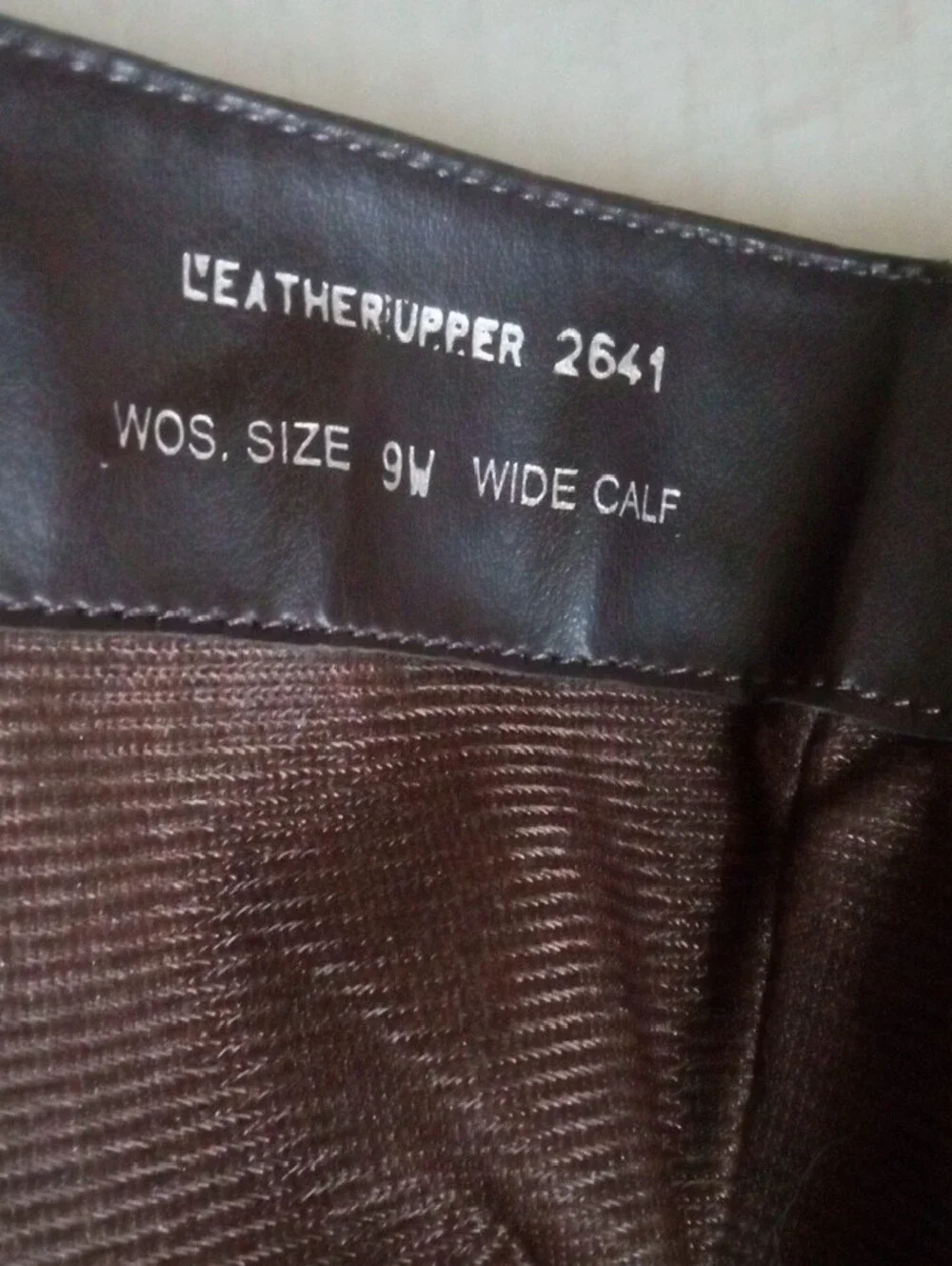 Eddie Bauer Tall Leather Riding Boots Wide Calf Size 9W